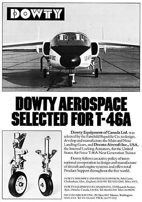 Dowty Canada T-46A landing Gear                                  