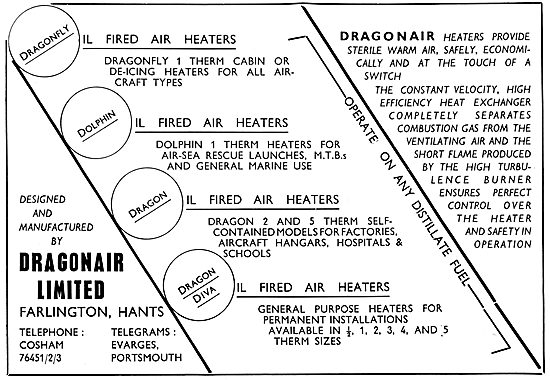 Dragonair Oil Fired Cabin Heaters                                