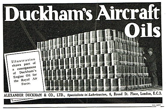 Duckhams Aircraft Oils                                           