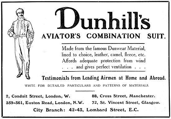 Dunhill's Aviators' Combination Flying Suit                      