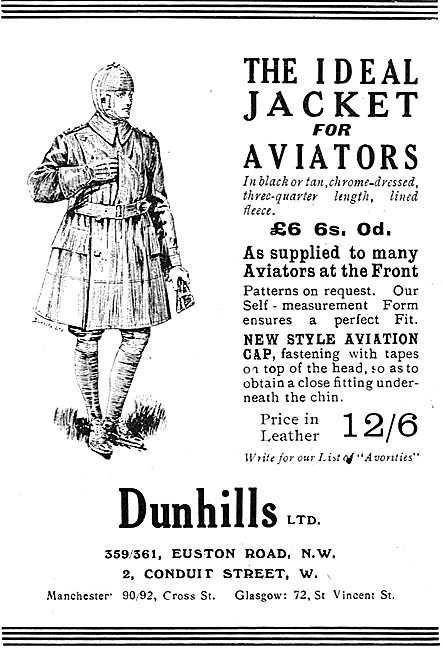 The Ideal Jacket For Aviators From Dunhills                      