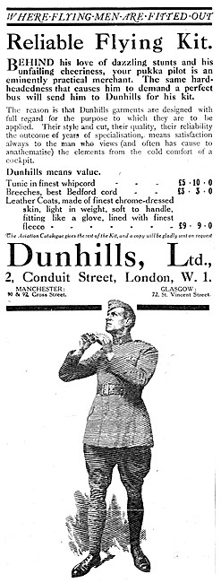 Dunhills Flying Clothing                                         