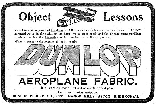 Dunlop Aeroplane Fabric                                          