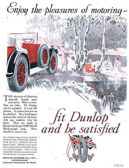 Dunlop Tyres 1925                                                