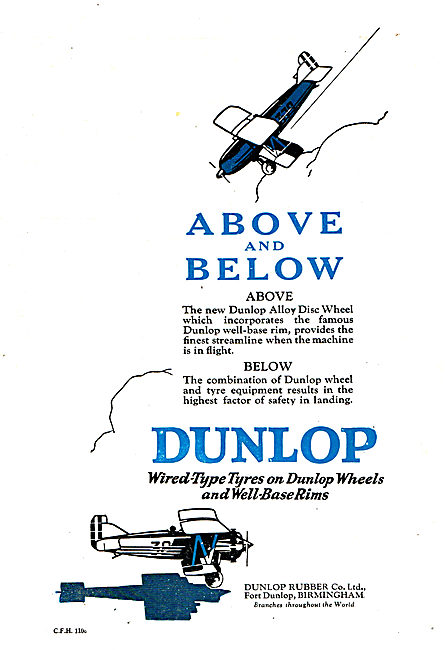 The New Dunlop Alloy Disc Wheel For Aircraft                     