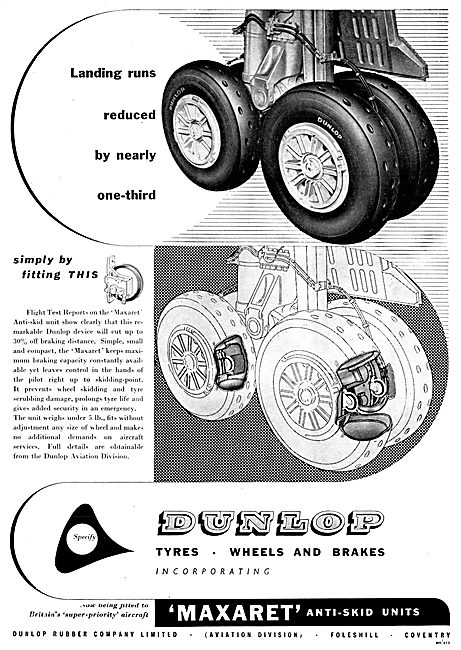 Dunlop Maxaret -  Wheels, Tyres, Brakes & Hoses                  
