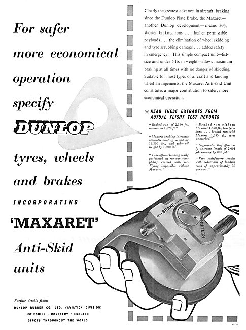 Dunlop Maxaret Anti-Skid Brake Units                             