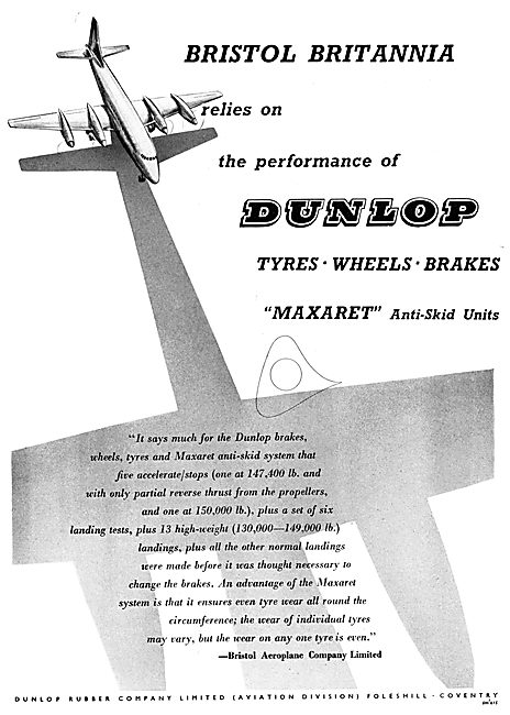 Dunlop  Wheels, Tyres & Brakes - Maxaret                         