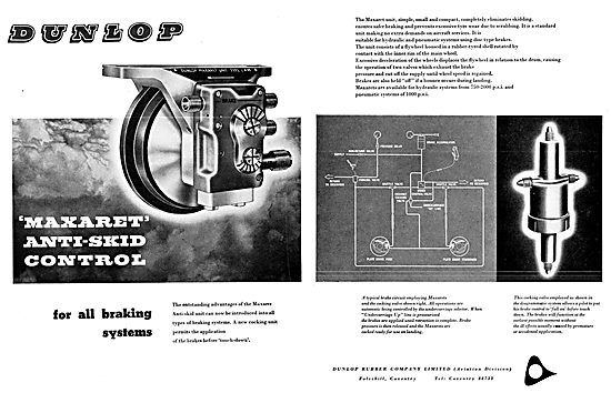 Dunlop Maxaret Antiskid Braking System Schematic                 