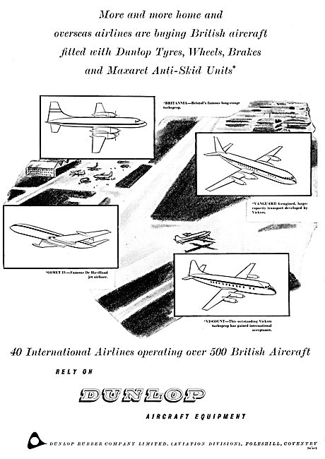 Dunlop   Aviation Division Wheels, Tyres & Brakes  Maxaret       