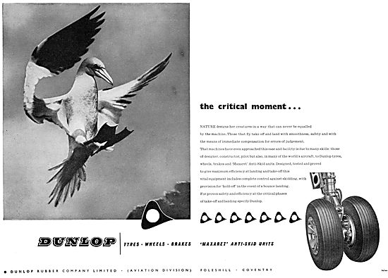 Dunlop   Aviation Division Wheels, Tyres & Brakes  Maxaret       