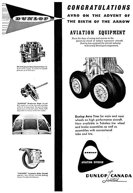 Dunlop   Aviation Division Wheels, Tyres & Brakes  Maxaret       