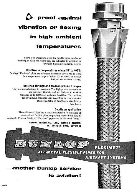 Dunlop Fleximet Flexible Pipes                                   