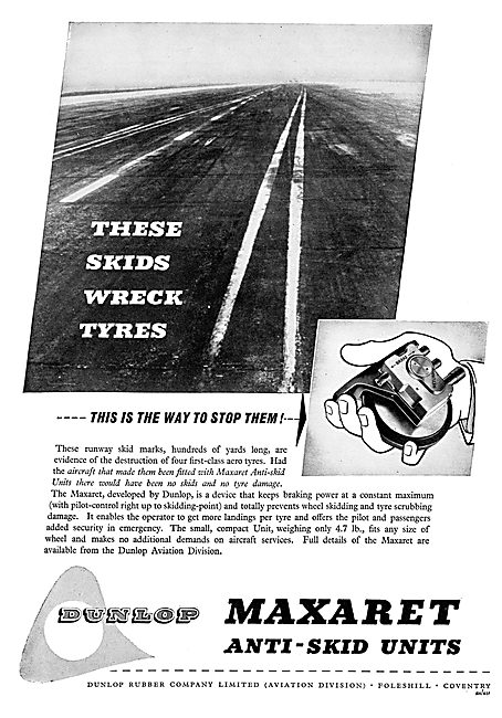 Dunlop Tyres, Wheels & Brakes. Maxaret                           