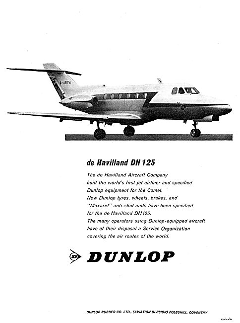 Dunlop Equipment For Aircraft - Tyres, Brakes, Maxaret           