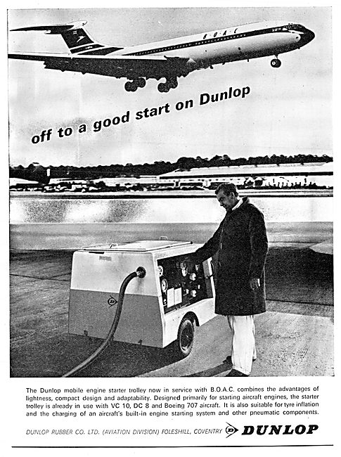 Dunlop Mobile Engine Starter Trolley                             