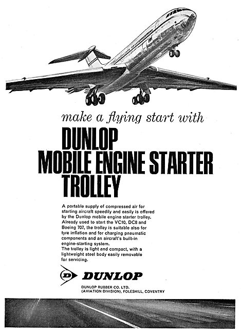 Dunlop Mobile Engine Starter Trolley                             