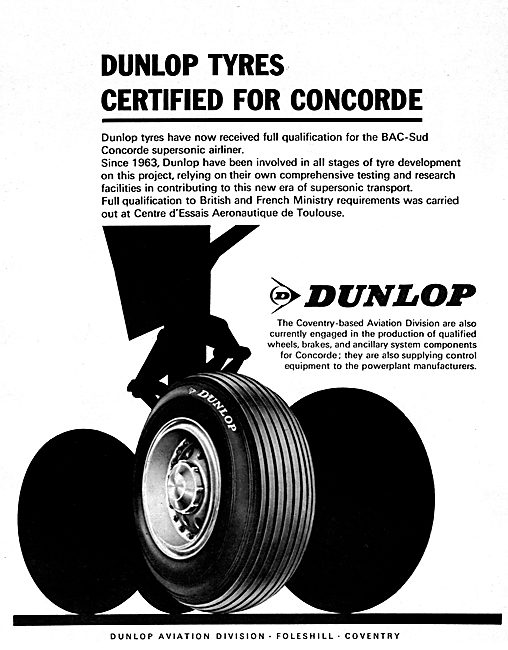 Dunlop Tyres For Concorde                                        