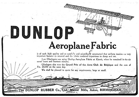 Dunlop Aeroplane Fabric                                          