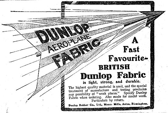 Dunlop Aeroplane Fabric - A Fast British Favourite               