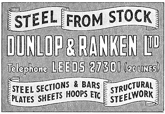 Dunlop & Ranken. Leeds. Steel Stockist. Structural Steelwork     