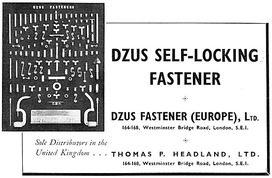 Dzus Self-Locking Fasteners                                      