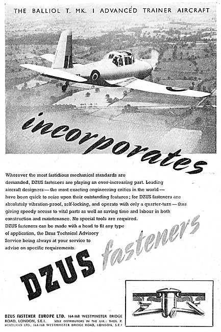 Dzus Fasteners                                                   