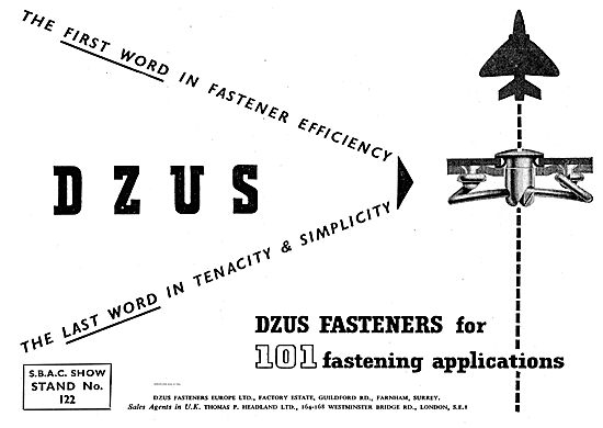 Dzus Fasteners For Aircraft                                      