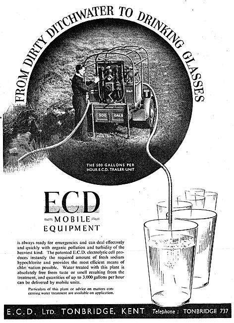 ECD Mobile Water Purification Units                              