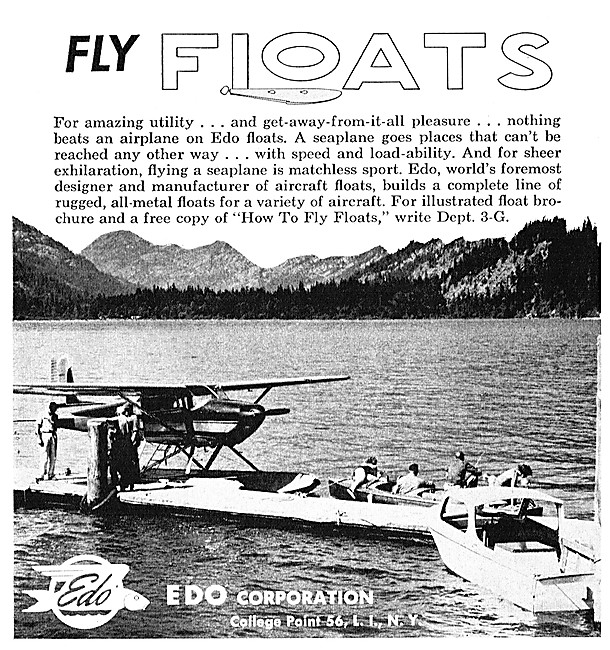 EDO Aircraft Corporation : EDO Seaplane Floats - Floatplane      