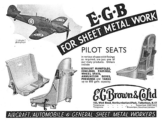 E.G.Brown Aircraft Sheet Metal Work                              