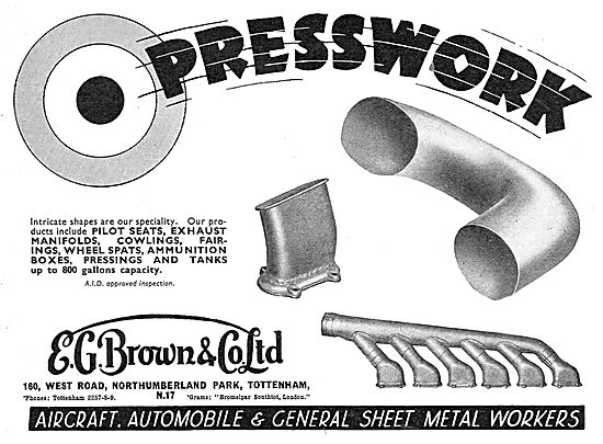 E.G.Brown Aircraft Sheet Metal Work                              
