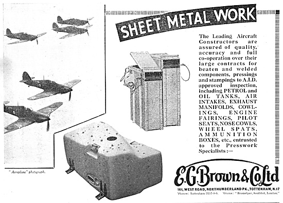 E.G.Brown E.G.Brown  Aircraft Sheet Metal Work                   