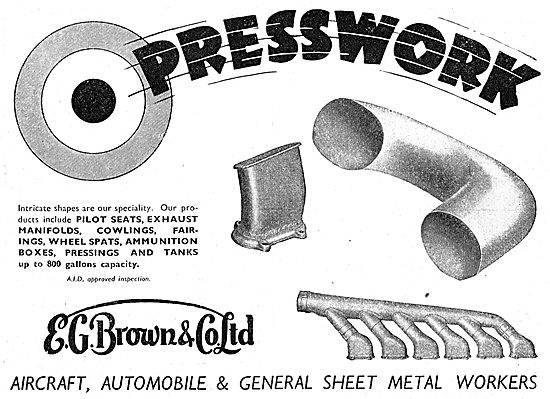 E.G.Brown Presswork & Sheet Metal Work                           