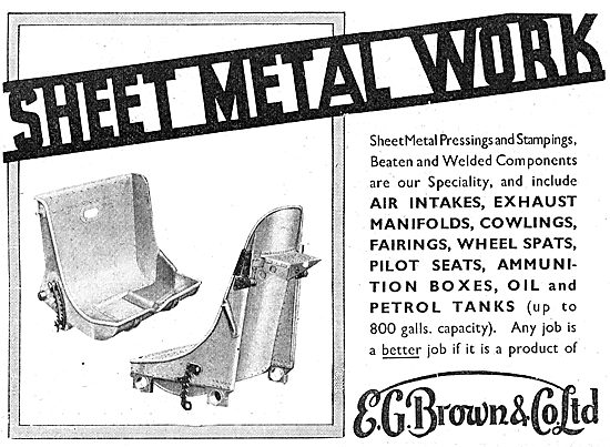E.G.Brown Presswork & Sheet Metal Work                           