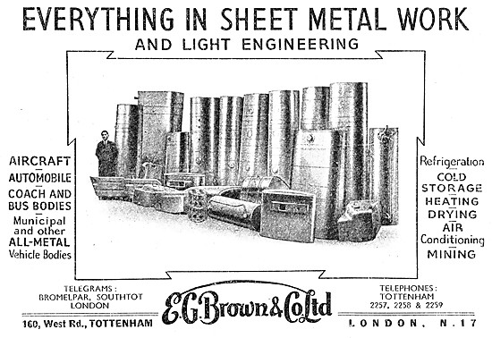 E.G.Brown Sheet Metal Work & Light Engineering                   