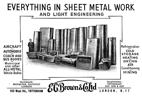 E.G.Brown Aircraft Light Engineering & Sheet Metal Work          