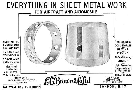 E.G.Brown Precision Sheet Metal Workers                          