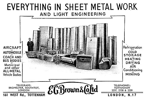 E.G.Brown Precision Sheet Metal Workers                          
