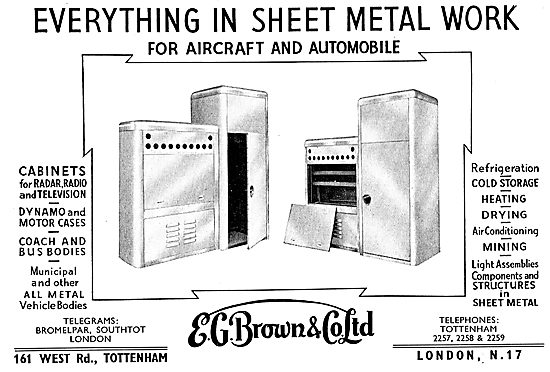 E.G.Brown Sheet Metal Work & Assemblies                          