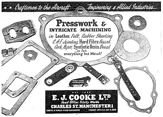 E.J.Cooke Presswork & Intricate Machining In Leather             
