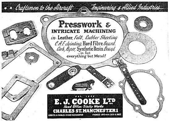 E.J.Cooke Presswork & Intricate Machining In Leather             