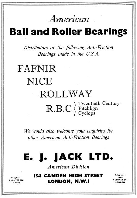 E.J.Jack Bearings Distributors                                   