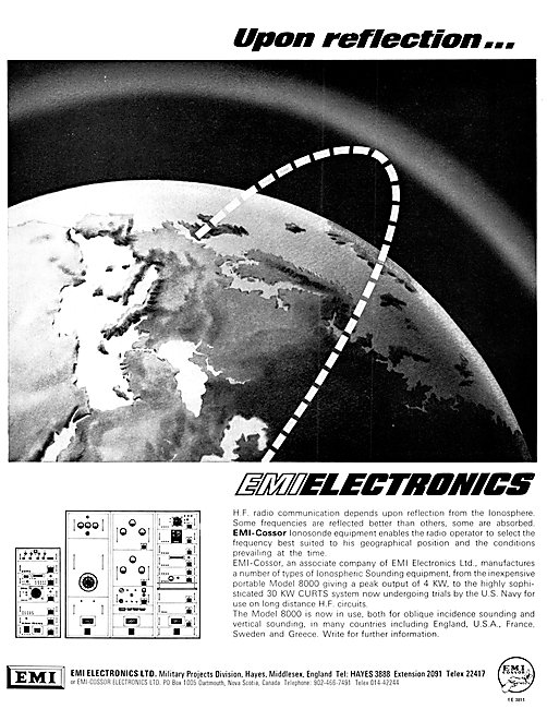 EMI Electronics. EMI-Cossor Ionosonde                            