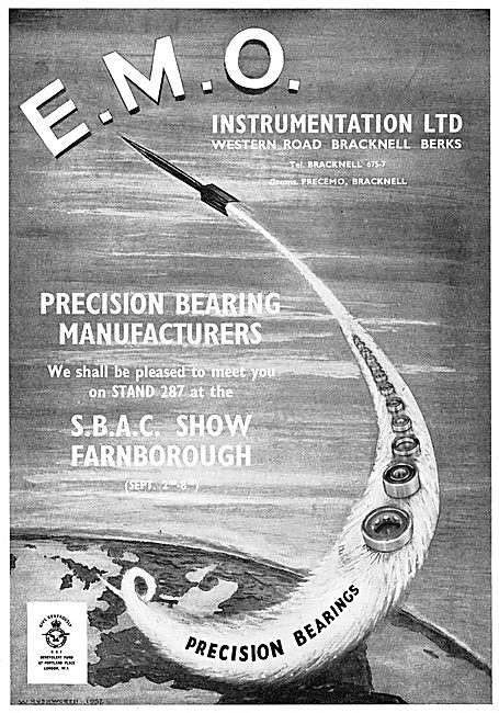 E.M.O. Instrumentation. Precision Bearing Manufacturers          