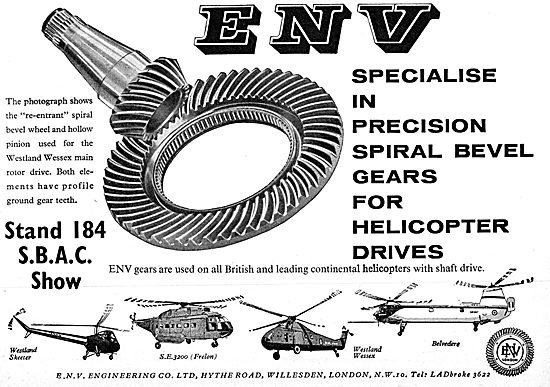 ENV Engineering : Spiral Bevel Gears For Helicopter Drives       