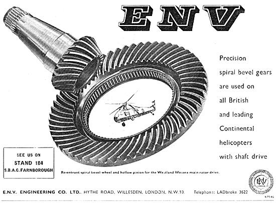 ENV Engineering Helicopter Rotor Drive Gears                     