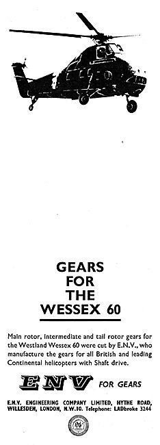 ENV Engineering - Aircraft Gears 1965                            