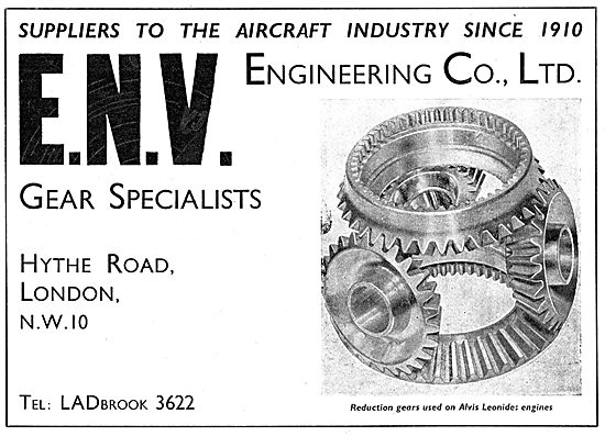 ENV Engineering. Hythe Road, Willesden. Gear Specialists         