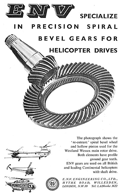 ENV Engineering Bevel Gears For Helicopter Drives                